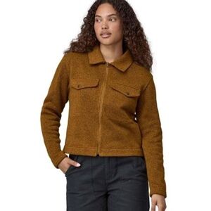 Patagonia Women's Better Sweater Zippered Chore Jacket Raptor Brown Size Medium